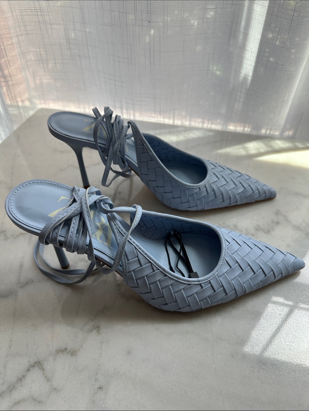 Zara Woven Heels